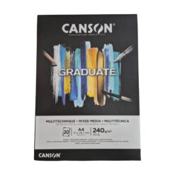 Block De Dibujo Canson Graduate Multitecnica A4 240grs