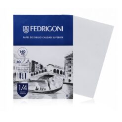 Block De Dibujo Fedrigoni 1/4w 140grs 10 Hojas