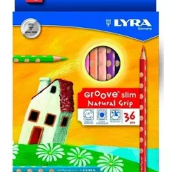 Lápices De Colores Lyra Groove x36