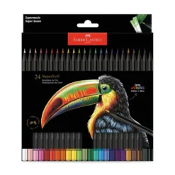 Lápices De Colores Faber Castell SuperSoft x24