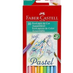Lápices De Colores Faber Castell Acuarelables Pastel x10