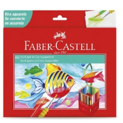 Lápices De Colores Faber Castell Acuarelables x60