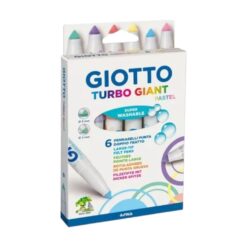 Marcadores De Colores Giotto Turbo Giant Pastel Gruesos x6