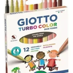 Marcadores De Colores Giotto Turbo Color Skin Tones x12