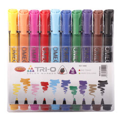 Marcadores De Colores Omega Tri-o Gruesos x10
