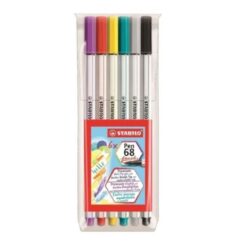 Marcador Stabilo Pen 68 X6