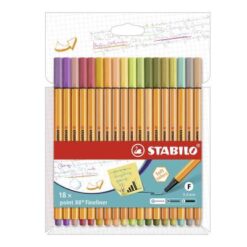 Marcador Stabilo Point 88 x18 Soft Colors