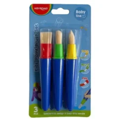 Blister C/3 Pinceles Infantiles Keyroad Jumbo KR972329