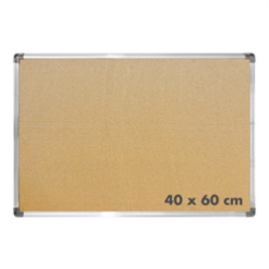 Pizarra Corcho Stalo 40 X 60 Marco Aluminio