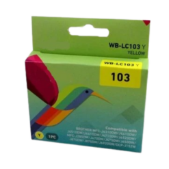 Cartucho Ripcolor Brother LC 103 Yellow