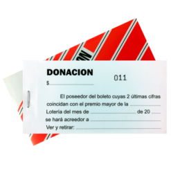 Donacion 3 Cifras Nº 1028 X 10
