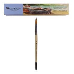 Pincel Prestige Premium Sintetico Cabo Corto PTA.  N°8