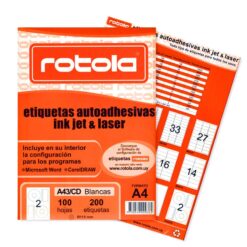 Etiqueta Rotola A4 X 100