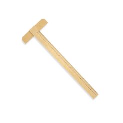 Regla T 1/2 W Madera Fija.