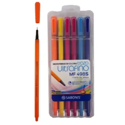 Microfibras De Colores Trazo Ultrafino Sabonis x12