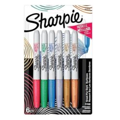 Marcadores Permanentes Metalicos Sharpie x6